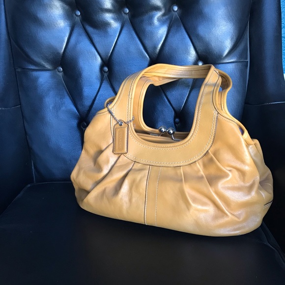 COACH Ergo Leather Pleated Purse - Picture 2 of 8